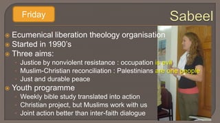 Meeting with Hamas leadersElected to parliament in 2006Israel did not respect the results64 arrested for links with HamasImprisoned for 3½ years – lost ID2010 – asked to resign from parltI refused – only electorate can askOne recently arrested for living illegally in JerusalemWe took refuge in Red Cross building but we cannot leave the compound