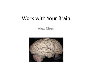 Work with Your Brain
Alex Chen
 