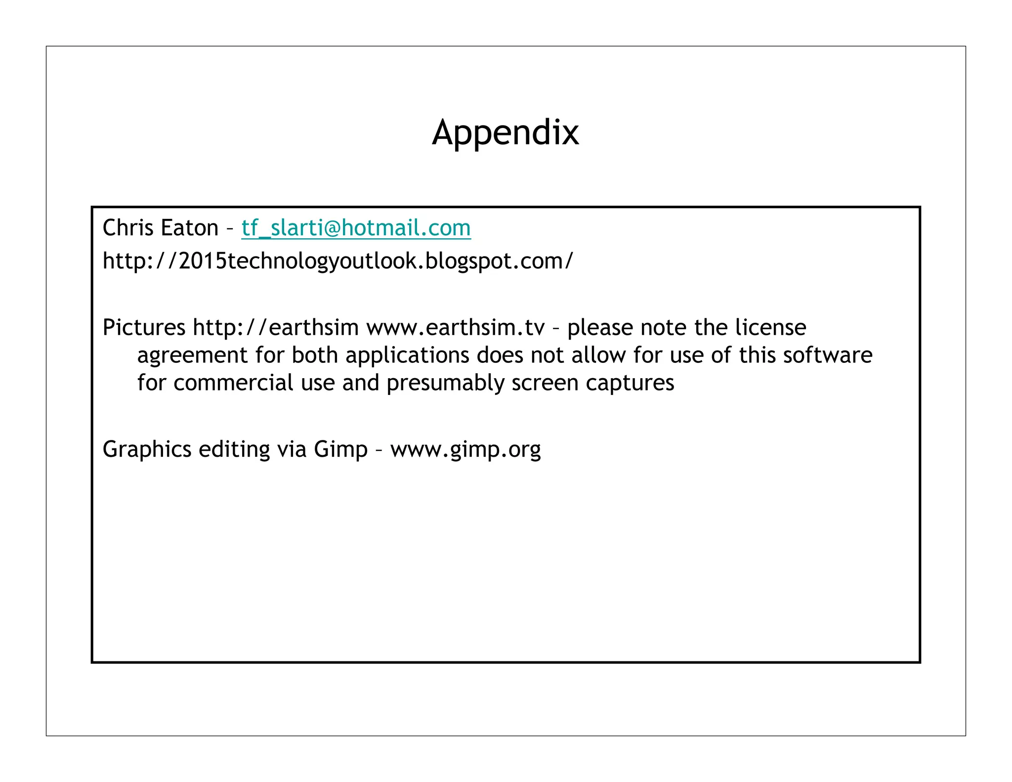 World And Business Technology Outlook In 2015