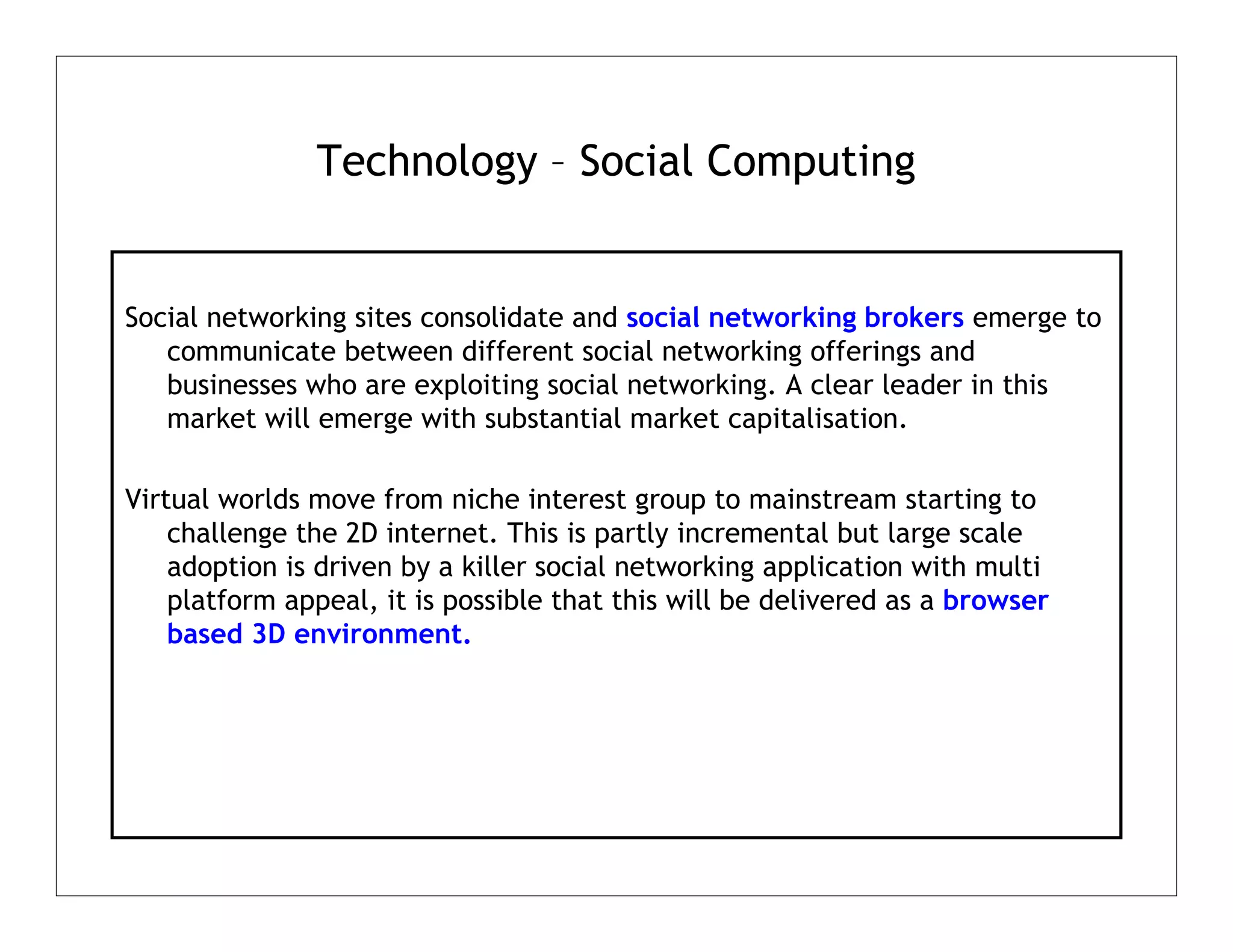 World And Business Technology Outlook In 2015