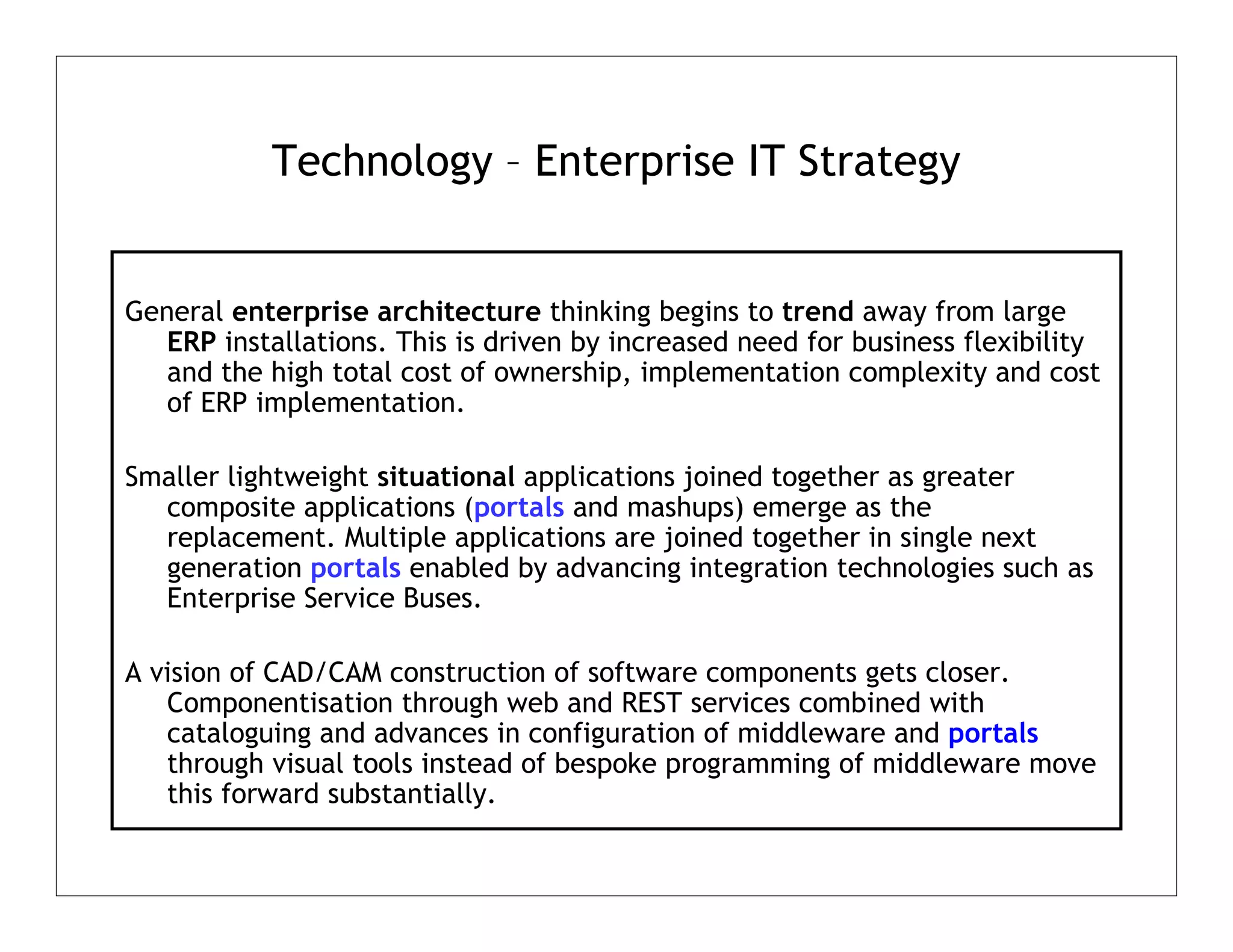 World And Business Technology Outlook In 2015