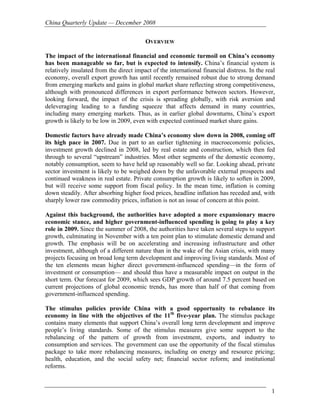 World Bank Quarterly December 2008