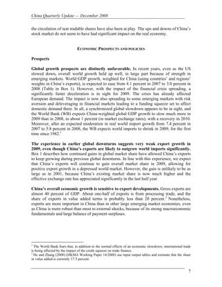 World Bank Quarterly December 2008