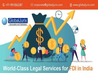 World-Class Legal Services For FDI in India