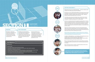 SECTION OUR STORY
// At a Glance
MISSION
World Help is a faith-based
humanitarian organization that
exists to serve the physical
and spiritual needs of people
in impoverished communities
around the world.
HELP AND HOPE
We believe true transformation is
only possible when the needs of the
body and the soul are addressed
simultaneously. This holistic approach
of HELP and HOPE shows people that
they matter to God both now and
for eternity.
World Help fulfills this two-
fold strategy by investing in
sustainable programs that enable
individuals and communities to
thrive physically and spiritually
while building lasting change for
generations to come.
OUR PRINCIPLES
WE BELIEVE . . .
• all people matter.
• an active faith extends far beyond Sunday’s four walls.
• in equipping the right partners with the resources they need in order to affect sustainable
transformation in people and communities.
• in building long-term relationships with our donors that allow us to be the hands, feet, and heart of Jesus.
• in working with passion, enthusiasm, and fanatical attention to quality and detail.
• in always doing the right thing, total transparency, and sharing the results of the impact we make.
• in accomplishing God-sized tasks that last for eternity.
HISTORY AND IMPACT
World Help was born out of humble beginnings . . . with just a handful of staff
members and a healthy dose of God-sized ambition.
We started our work in 1991 distributing Bibles across Eastern Europe. Almost
immediately, God opened the doors for us to share the Gospel in the former
Soviet Union. Through an initiative called “Moscow for Jesus,” millions of
Russians heard the Good News for the very first time.
This initiative alone produced remarkable results. We were able to mail a
copy of Alexander Menn’s To Be A Christian to each of Moscow’s 3 million
households, a strategy that impacted over 11 million people.
Each year, our impact goals grew more audacious, leaving plenty of room for
God to accomplish the miraculous. In 1996, Vision 1000 was born—a strategic
initiative to build 1,000 churches in unreached areas throughout Southeast
Asia by the year 2000. Then, on the precipice of the 21st century, literally as
India was counting down the strokes before midnight, our thousandth church
became a reality.
These early experiences opened our eyes to the overwhelming needs of
millions. We saw great spiritual deficits, but we also witnessed unbelievable
physical suffering: hunger, disease, and living conditions that literally took our
breath away. We knew that something had to be done.
Over the years, God has enabled us to do more than we ever could have
imagined through the generosity of faithful supporters and the expertise
of our growing network of international partners.
In addition to Bible distribution, church planting, and humanitarian aid, we’ve
provided close to 50,000 sponsorships for abandoned and
orphaned children on every corner of the globe—another visionary project
that developed during our early years in Eastern Europe.
We’ve provided nearly 600 clean-water wells in impoverished communities,
revolutionizing health and paving the way for educational opportunities and
job creation.
We’ve constructed homes for orphans, vocational centers for former child
soldiers, and medical clinics for AIDS victims.
1991
1996
2000
1,000
50,000
600
3 M
Following God’s vision has opened the doors for miracles to
happen. Since inception, World Help has impacted more than
73 million lives in 68 countries around the world.
// World Help Blueprint4 Our Story // 5
 