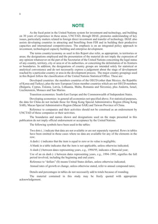 World Investment Report 2008, Unctad