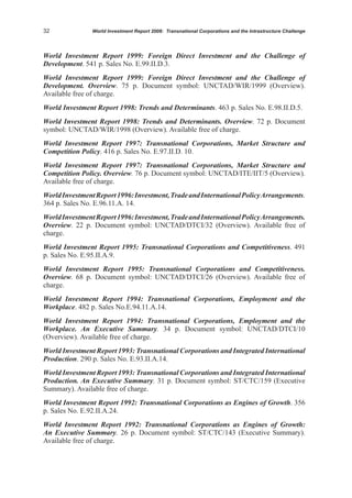 World Investment Report 2008, Unctad