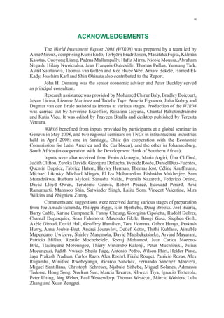 World Investment Report 2008, Unctad