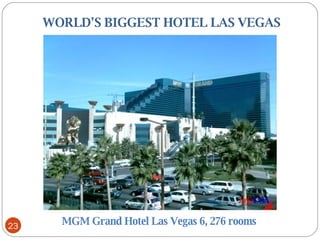   WORLD'S BIGGEST HOTEL LAS VEGAS MGM Grand Hotel Las Vegas 6, 276 rooms 