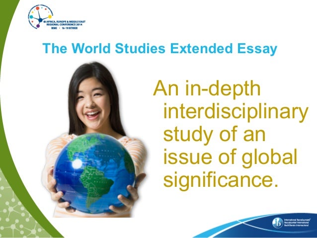 world studies essay