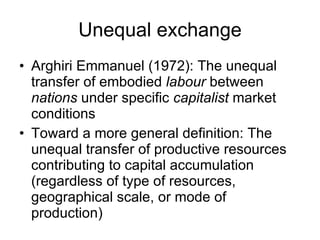 Embodied Labor Course 1/7 Alf Hornborg_World systems and ecologically unequal exchange ...