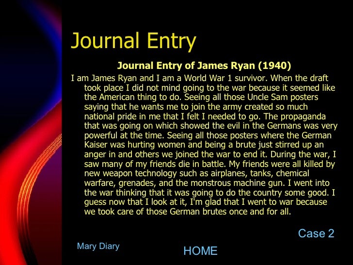 World War 1 Project!