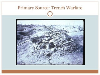 Primary Source: Trench Warfare 