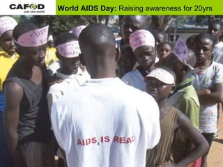 World AIDS Day:  Raising awareness for 20yrs 