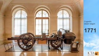 Cugnot's
steam wagon
1771
 