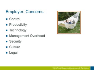 Telework Savings Calculator - SourcesAmerican Community SurveyBureau of Transportation Statistics (BTS) Omnibus Household Survey2005 Reason Foundation — The Quiet Success: Telecommuting's Impact on Transportation and BeyondEPA MOBILE6.2 Colliers International 2008 Parking StudyBLS Labor ReviewBLS Consumer Spending ReportCenter for Energy and Climate Solutions / Global Environment and Technology FoundationNational Association of Child Care Resource & Referral AgenciesU.S. Department of Energy, Energy Information Administration, Household Electricity ReportsNational Highway Safety Administration "Traffic Safety Facts”Federal Highway Administration Traffic Safety DataCushman & Wakefield MarketBeatMatthews and Williams "Telework Adoption and Energy Use in Building and Transport Sectors in the United States and Japan”U.S. General Administrative Services Telework StudiesAmerican Management Associations / AVAYA "Unleashing the Hidden Productivity of your Small Business”CCH Unscheduled Absence SurveyTalentKeepers Employee Turnover TrendsWorldatWork Member SurveysCommuteSolutions.org 