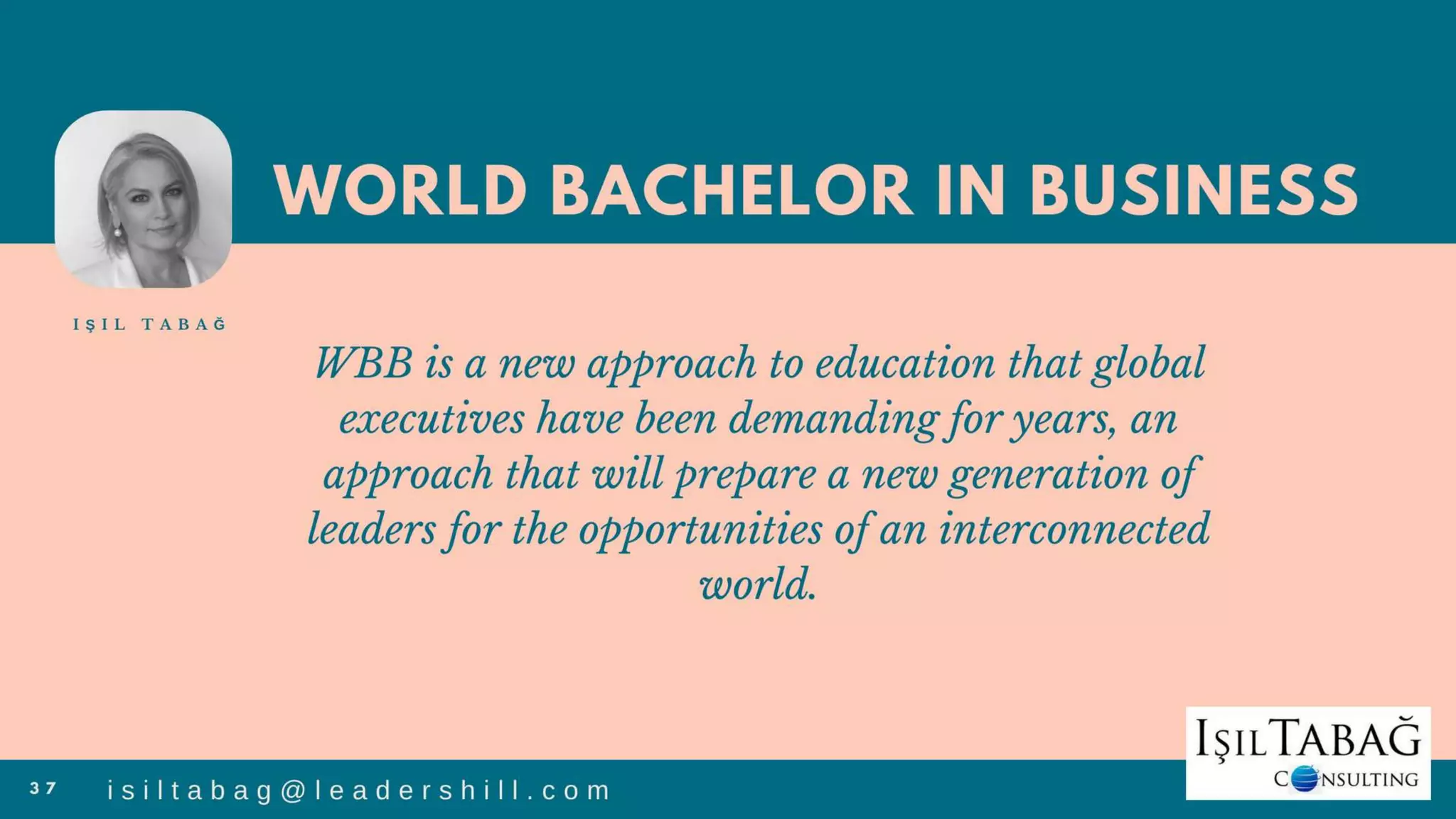 WORLD BACHELOR IN BUSINESS - Undergraduate Program