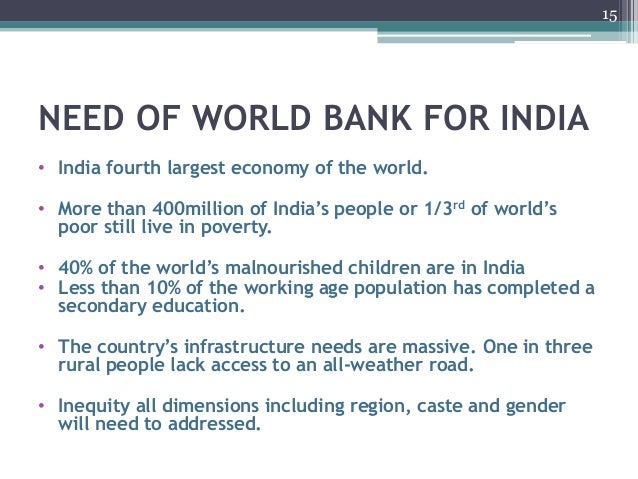 World Bank Working For A World Free Of Poverty