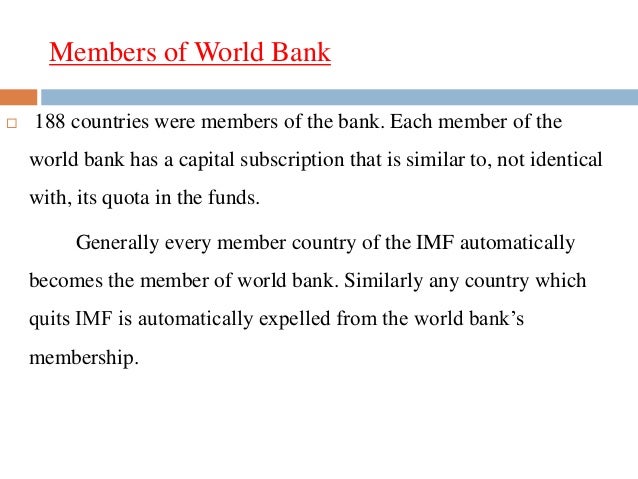 World Bank And Associates