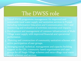 Rmwb Rwss Program World bank mission_presentation final second-Overview of DWSS ...