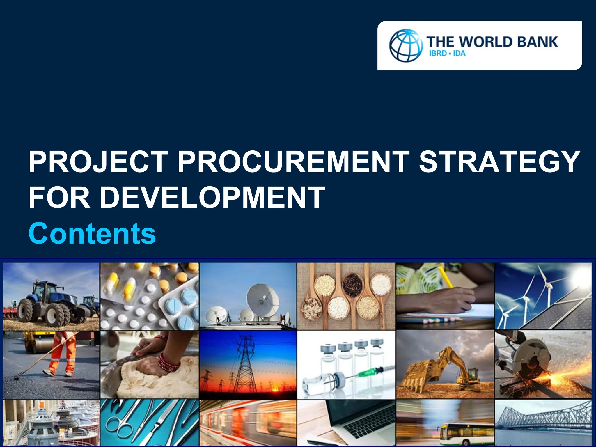 WORLD BANK POWERPOINT PRESENTATION ON 2016 PROCUREMENT FRAMEWORK ...