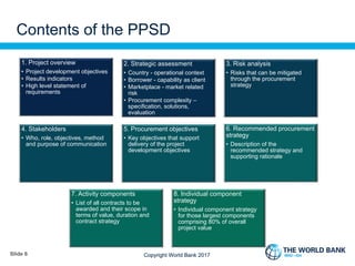 WORLD BANK POWERPOINT PRESENTATION ON 2016 PROCUREMENT FRAMEWORK ...
