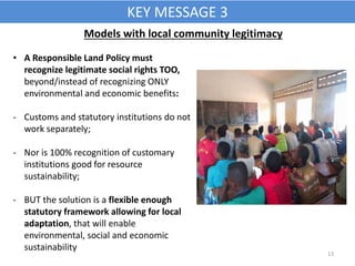 Tenure security and Forest Landscape Restoration in Boeny, Madagascar