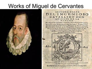 Works of Miguel de Cervantes
 