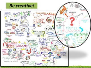 Be creative!
 