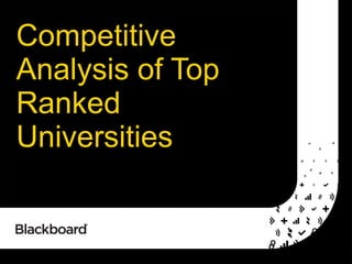 Competitive
Analysis of Top
Ranked
Universities

 