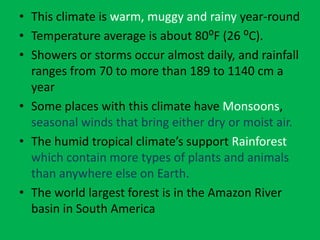 World climates project | PPTX