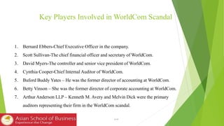Worldcom Scandal | PPTX