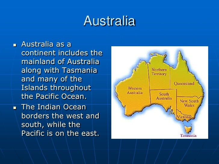 What oceans surround Australia?