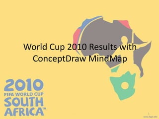 World Cup 2010 Results with
ConceptDraw MindMap
1
 