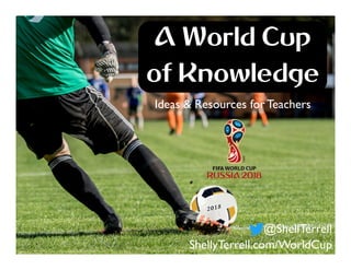 @ShellTerrell
ShellyTerrell.com/WorldCup
Ideas & Resources for Teachers
A World Cup
of Knowledge
 