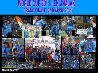 WORLD CUP 2011 - EK JHALAK GRAND FINALE (2ND APRIL 2011) JAI-HIND : MANISH 