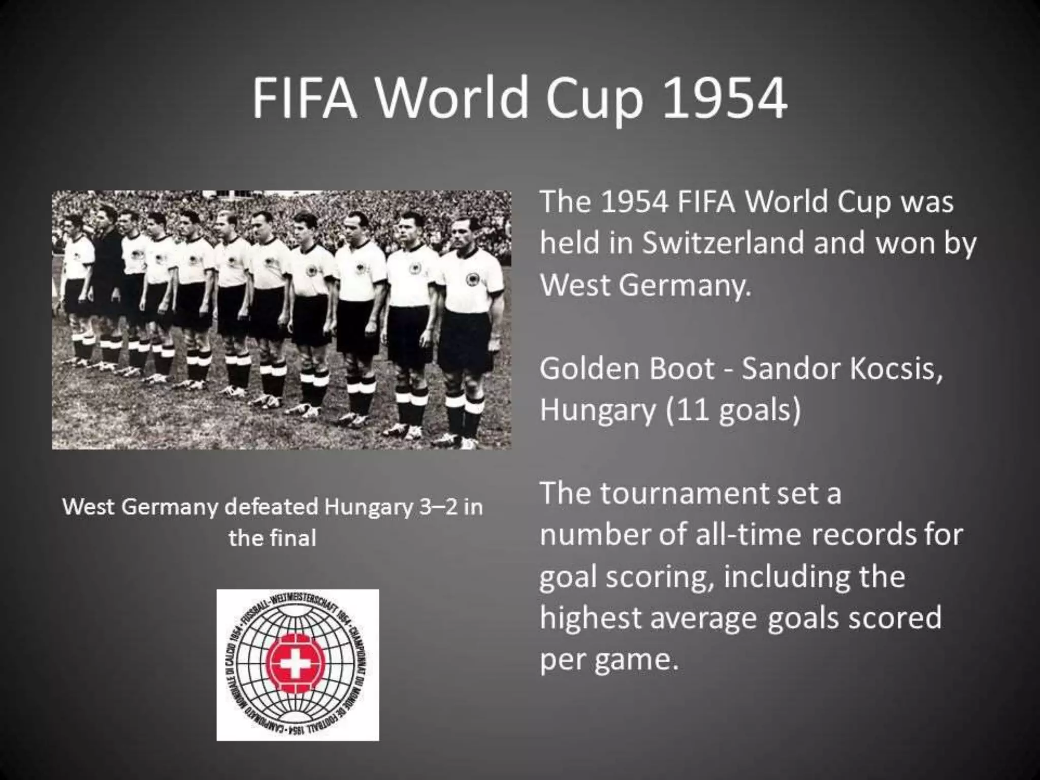 World cup football 1954 | PPTX, image size:2048x1536