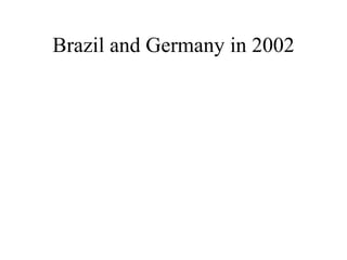 Brazil and Germany in 2002 