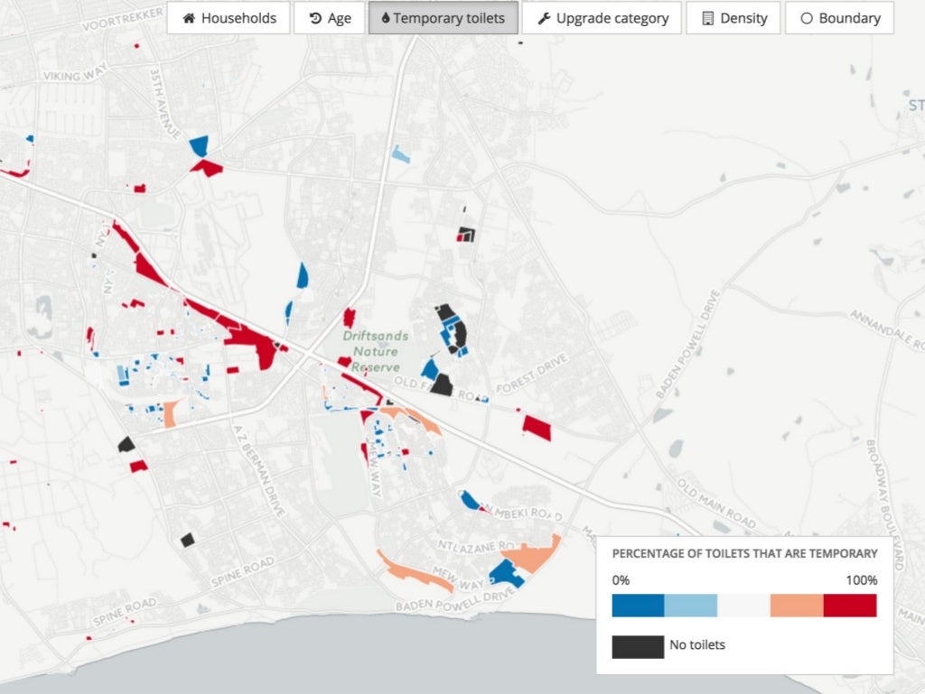 Informal Settlements Maps