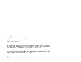 A Brief Guide to World Domination
Copyright © 2008 Chris Guillebeau. All rights reserved.


Layout by Reese Spykerman


Im...