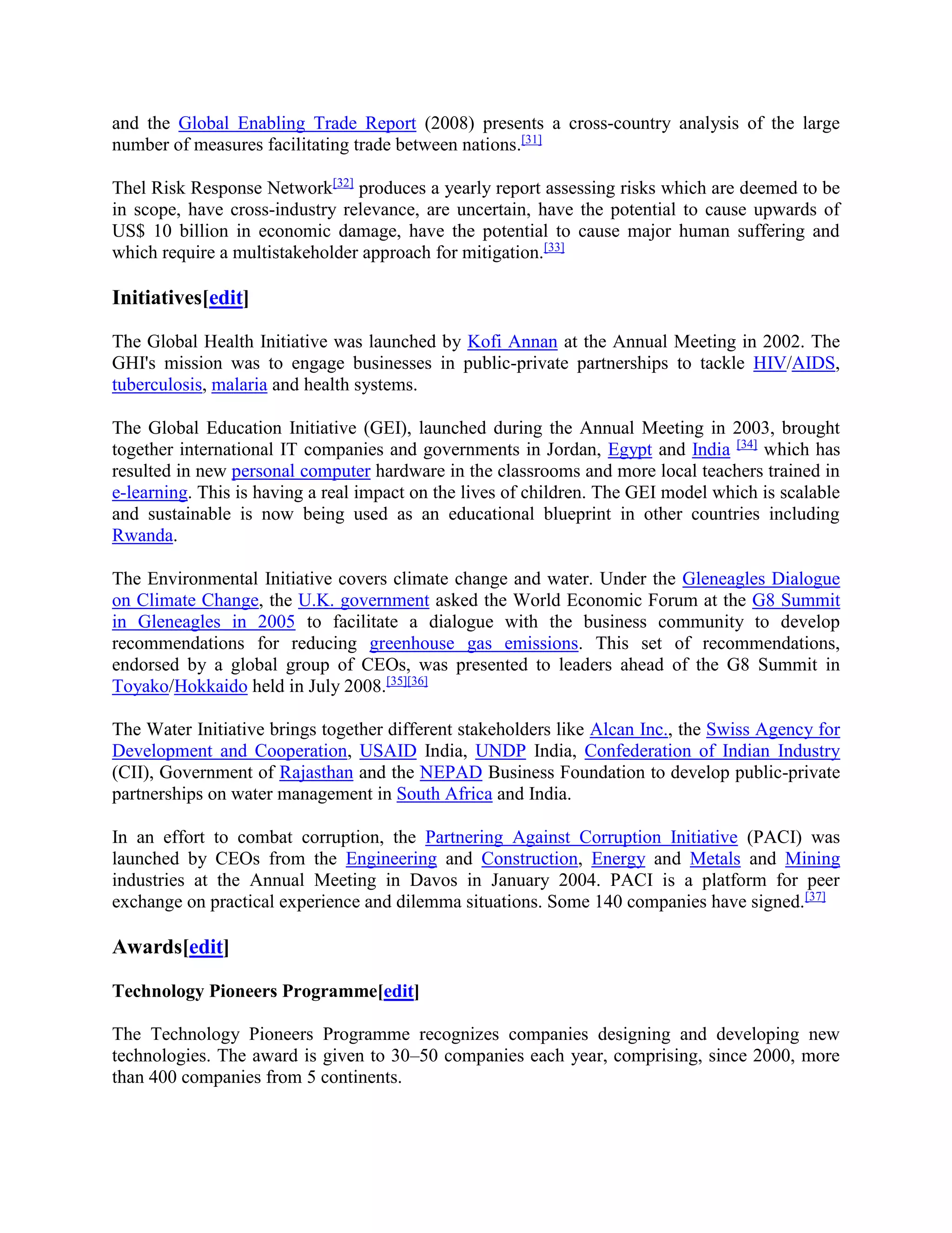 World economic forum | PDF