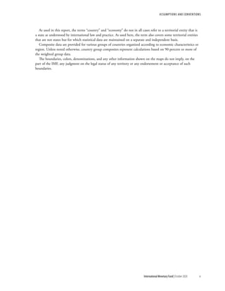 World economic outlook, october 2020