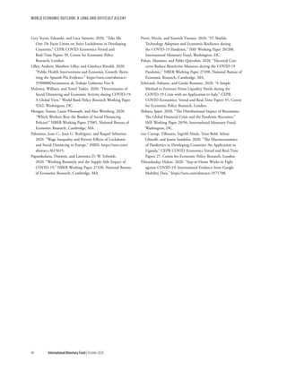 World economic outlook, october 2020