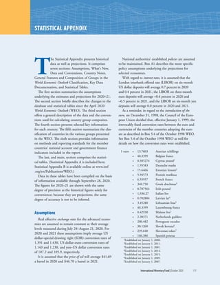 World economic outlook, october 2020