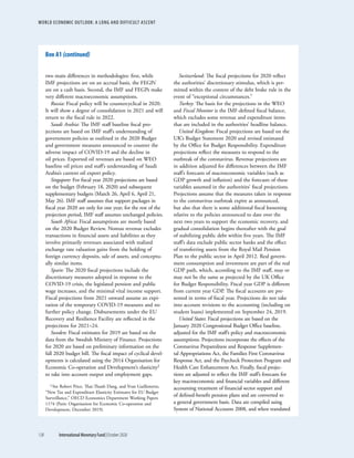 World economic outlook, october 2020