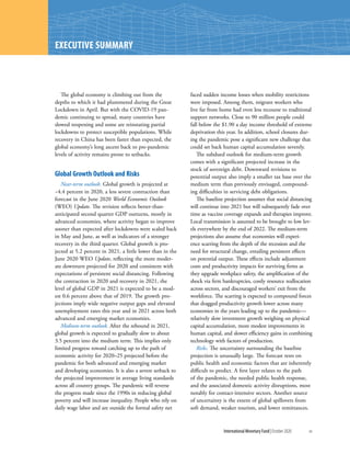 World economic outlook, october 2020