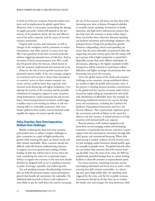 World economic outlook, october 2020