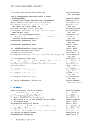 World economic outlook, october 2020