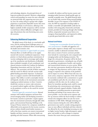 World economic outlook, october 2020