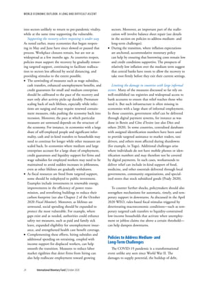 World economic outlook, october 2020